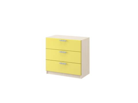 Комод Юнга-7 ДЮ-03 МДФ (Ш-750 x В-750 x Г-440 мм)/Разные Цвета