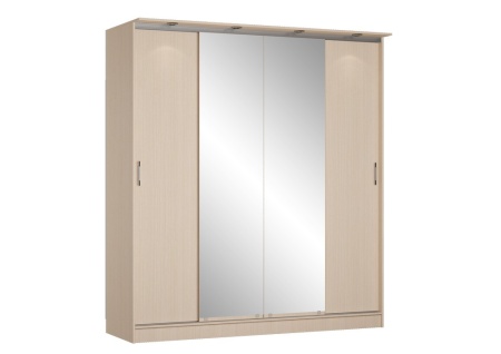 Шкаф-Купе Альба-3 (Ш-2000 х В-2220 х Г-720 мм)/Разные Цвета