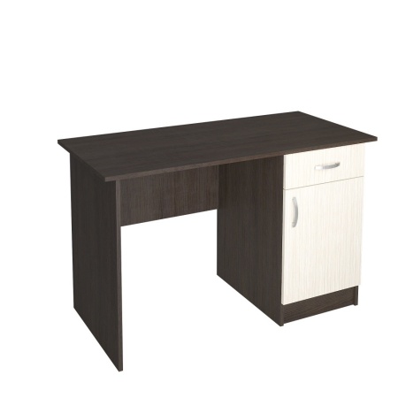 Письменный Стол Рига с Тумбой и Ящиком/Разные Цвета 