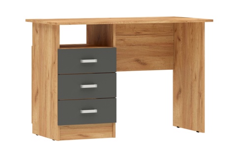 Стол письменный Мартина графит / дуб крафт